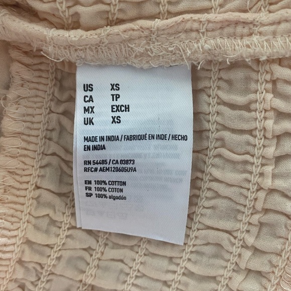 AMERICAN Eagle Peach Lace Sleeveless Top Size XS - Picture 5 of 14